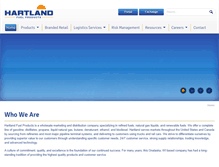 Tablet Screenshot of hartlandfuels.com